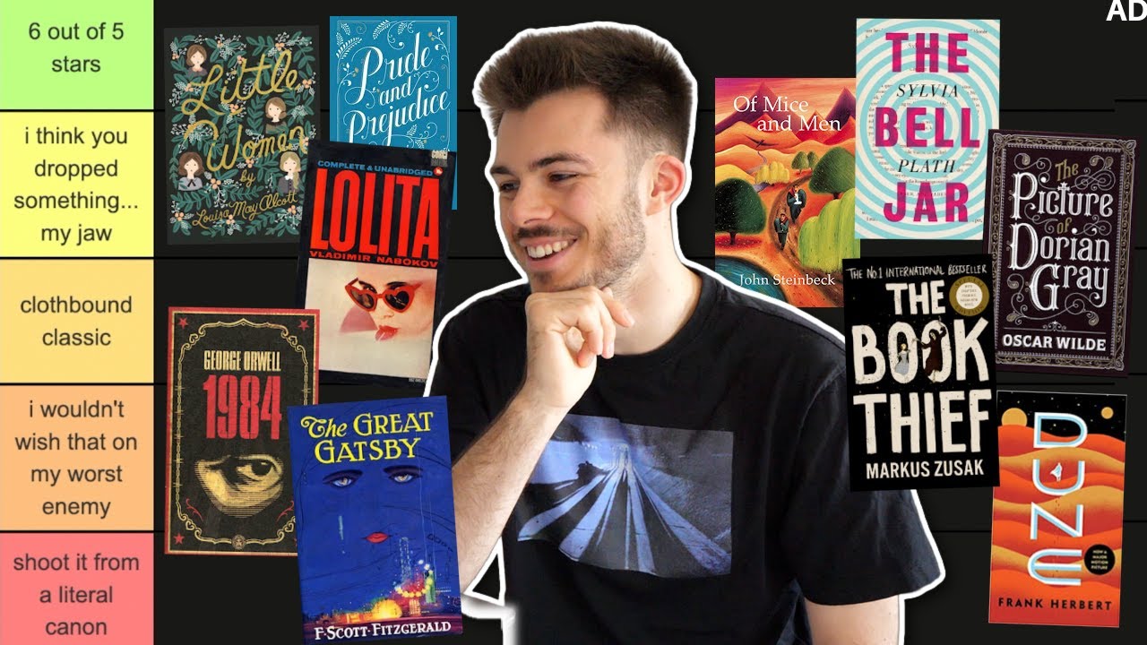 Classic Book Tier List & Reading Guide 📚