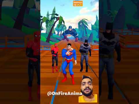 OHIO Superman Hit a Street light with Spiderman and Batman  #ytshorts #viral