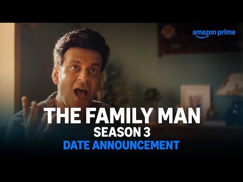 The Family Man Season 3 Date Announcement | Manoj Bajpayee, Sharib Hashmi and more | Prime Video IN