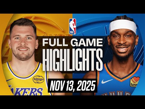LAKERS vs THUNDER FULL GAME HIGHLIGHTS | November 13, 2025 | NBA Full Game Highlights Today (2K)
