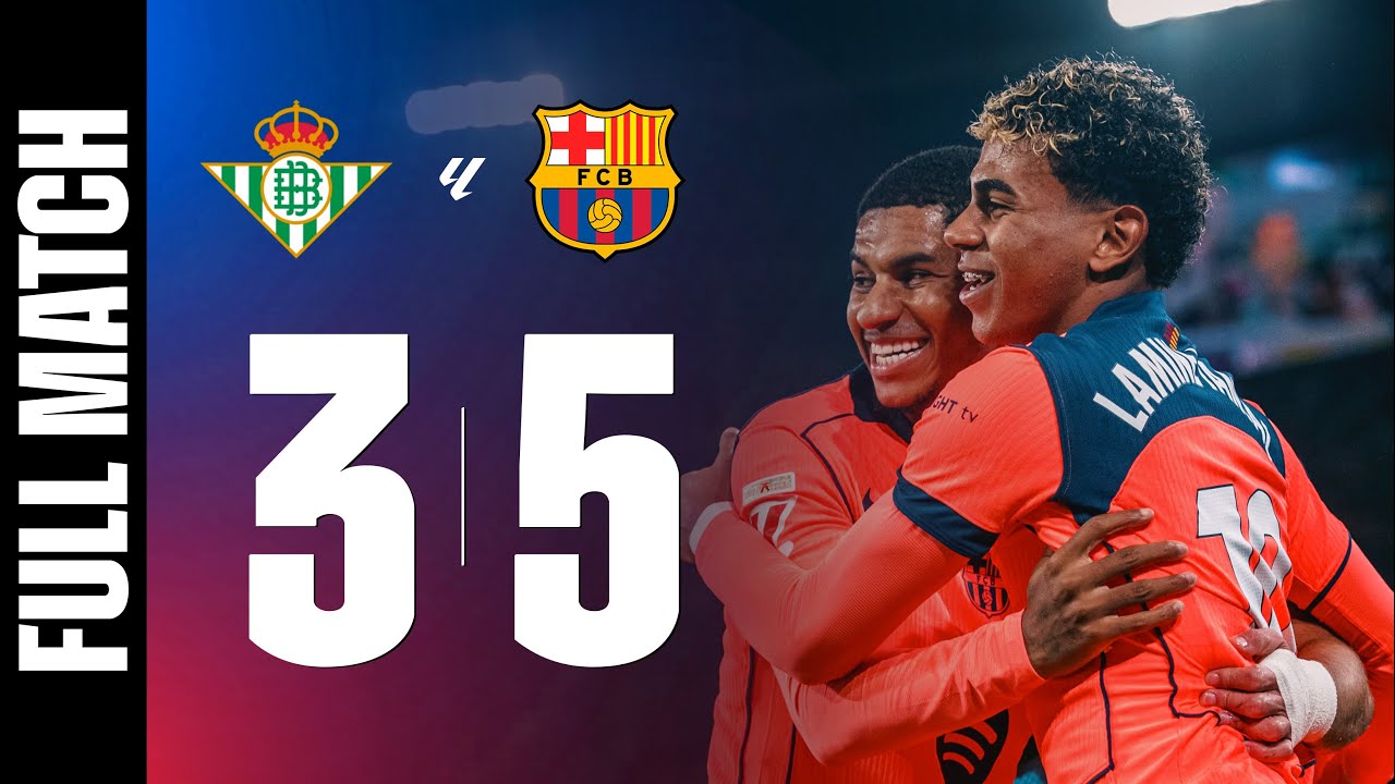 Betis 3-5 Barcelona | La Liga 2025/26 MD15 ⚽
