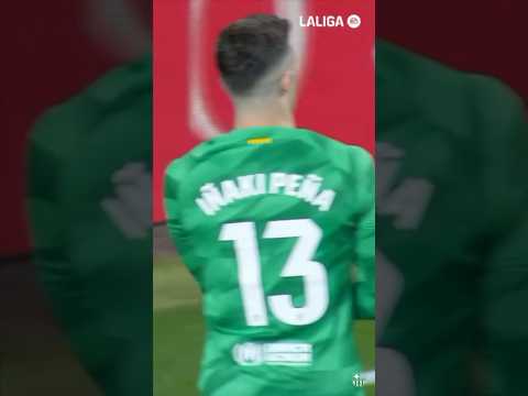 First-class save! 👏 👏 👏 Iñaki Peña! #LaLigaHighlights #shorts