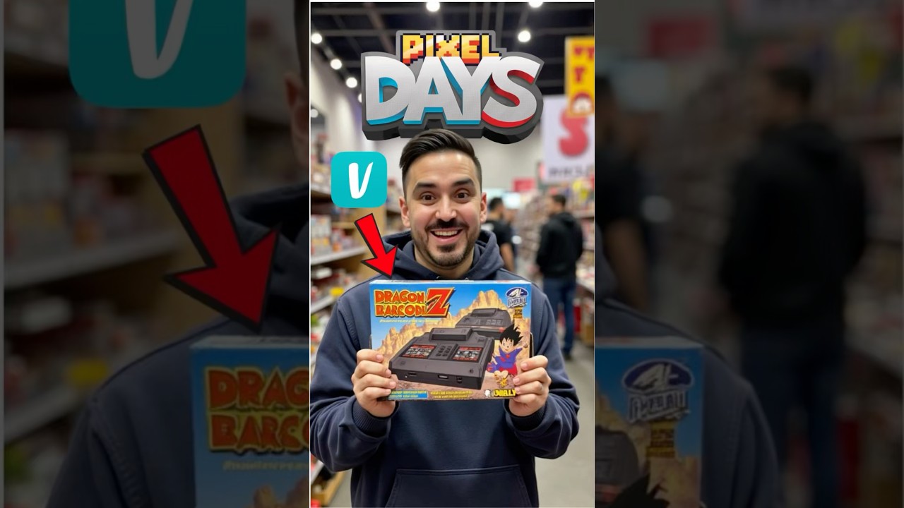 Jouet vintage Barcode Dragon Ball Z à Pixel Days 🇧🇪