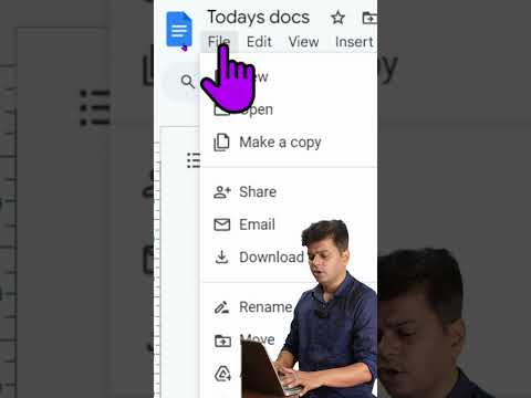 How to convert google docs in pdf? #shortsvideo #googledocstutorial