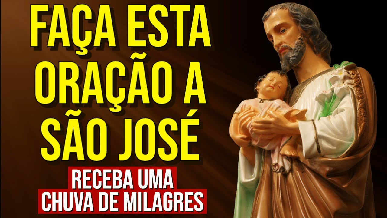ORAÇÃO FORTE A SÃO JOSÉ PARA O RECEBIMENTO DE UMA CHUVA DE MILAGRES | Ouça Enquanto Dorme