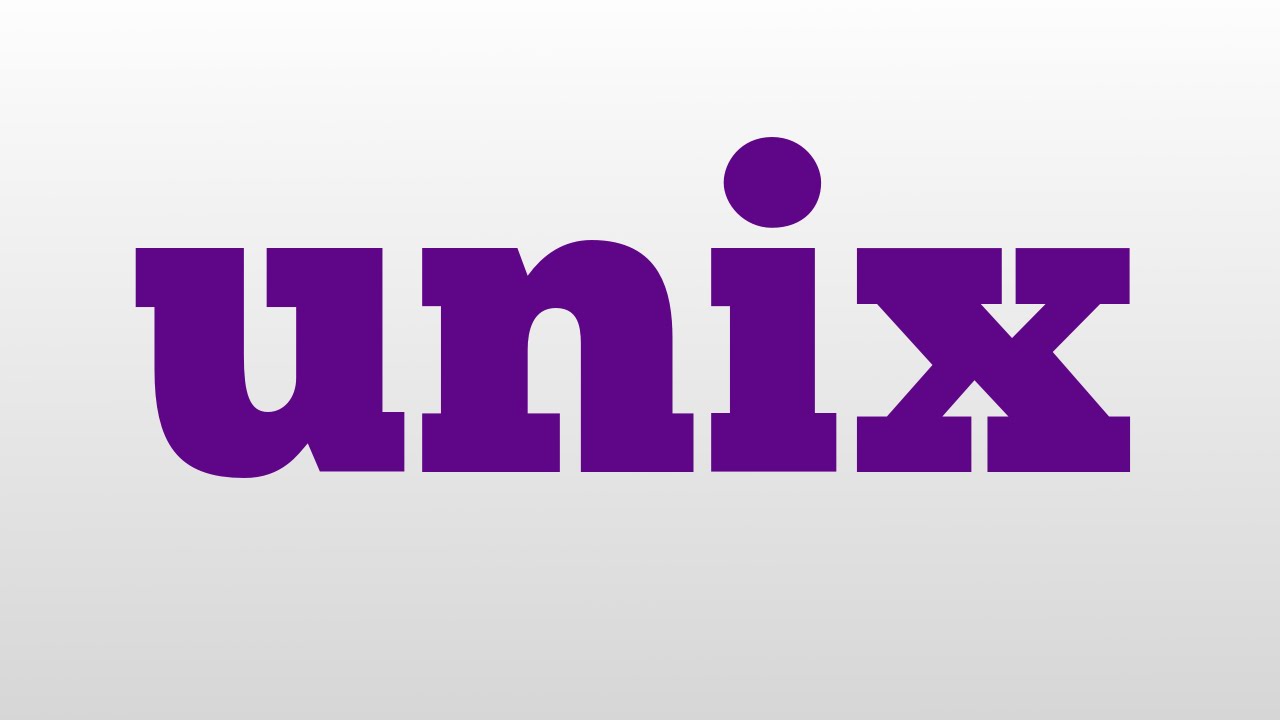 Understanding UNIX: Meaning & Pronunciation π