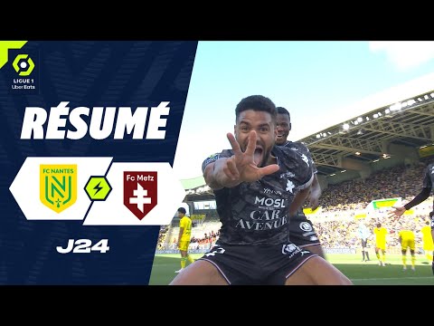 FC NANTES - FC METZ (0 - 2) - Résumé - (FCN - FCM) / 2023-2024