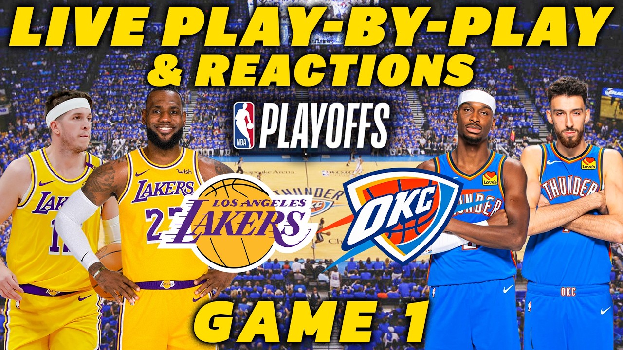 Lakers vs Thunder Game 1 Live Play-By-Play 🏀