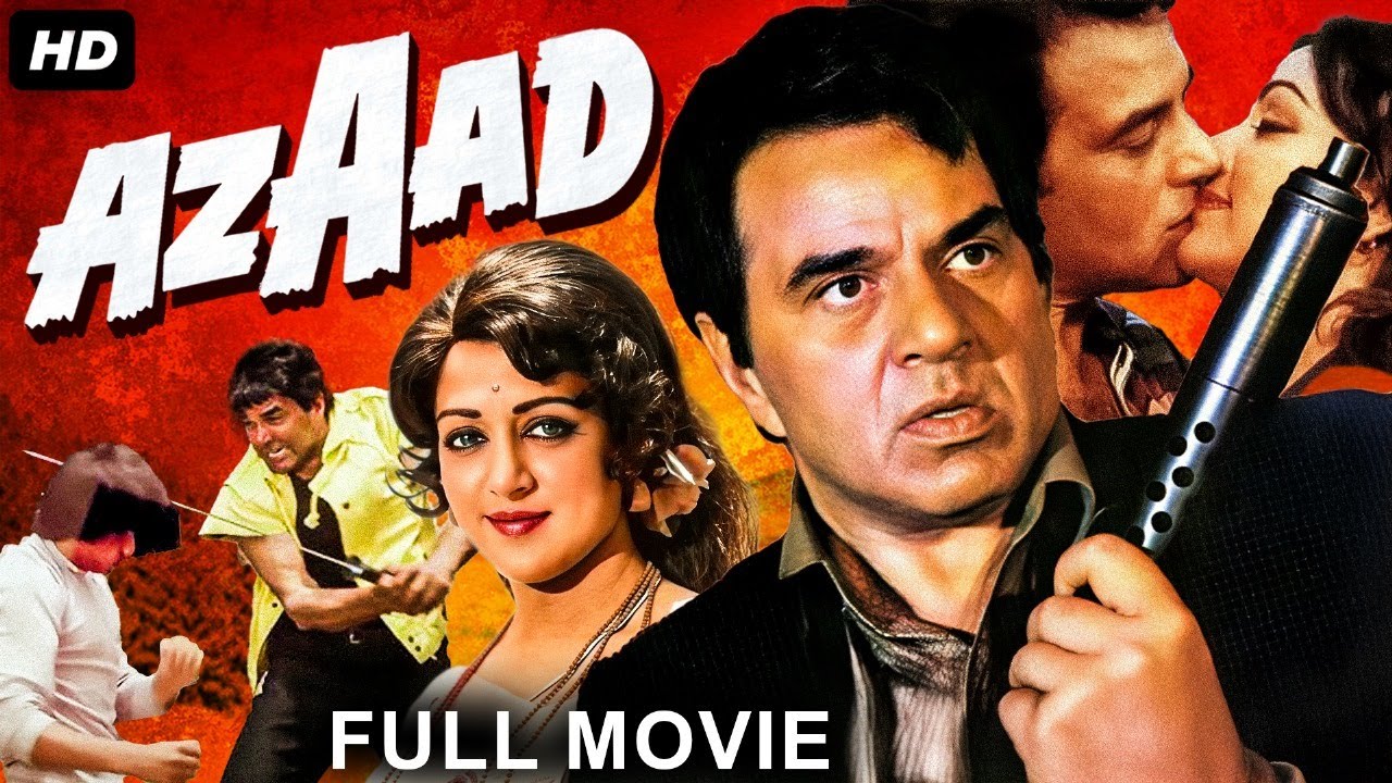 Azaad (1978) Full Hindi Action Movie | Dharmendra & Hema Malini in an Epic Bollywood Classic 🎬