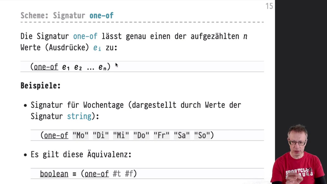 Informatik 1 Kapitel 3: Signatur und Reduktion von Konditionen –