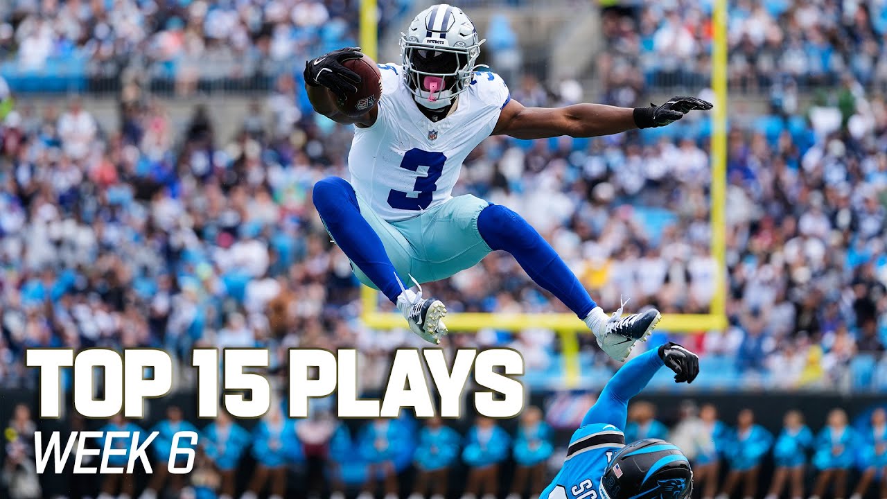 Top 15 Week 6 NFL Top 15 Plays of 2025 π