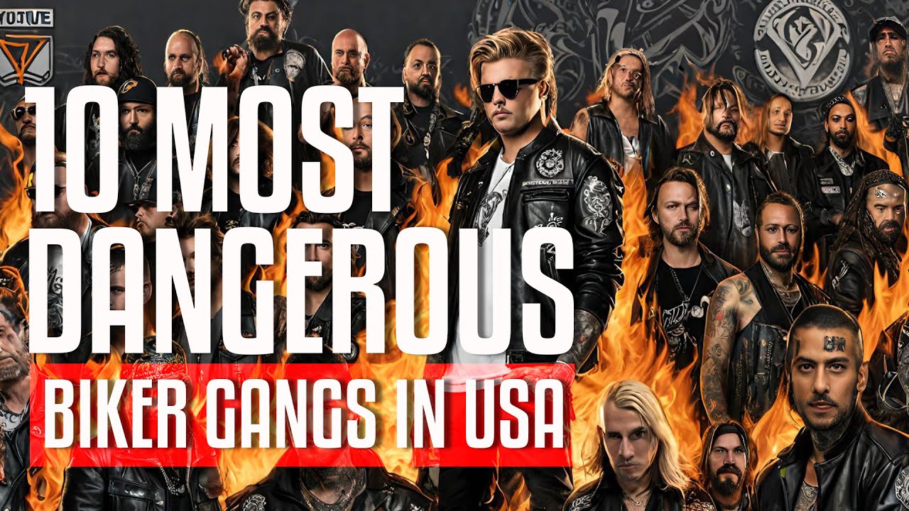 Top 10 Dangerous Biker Gangs in the USA 🏍️