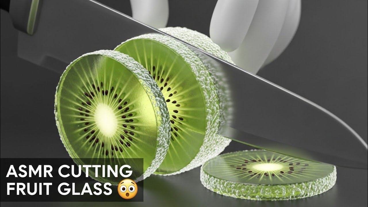 10-Hour Glass Fruit Cutting ASMR 🥑🍓