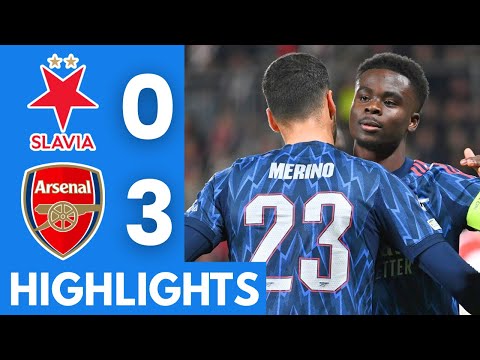 Slavia Prague vs Arsenal (0-3) Highlights | UEFA Champions League 2025/26