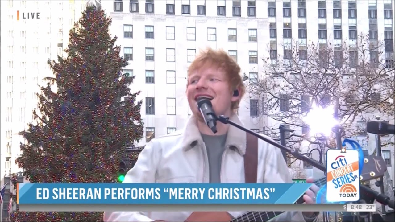 Ed Sheeran Performs 'Merry Christmas' Live 2021 🎄