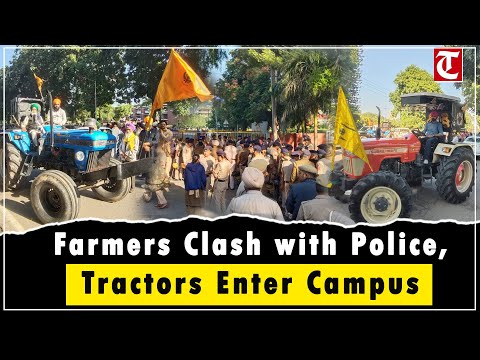 Massive Police Deployment at Panjab University as Students, Farmers Protest Over Senate Polls