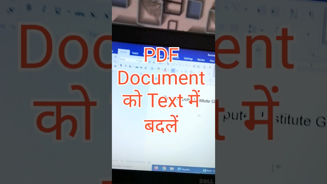 Quickly Convert PDF to Editable Text in MS Word ✨