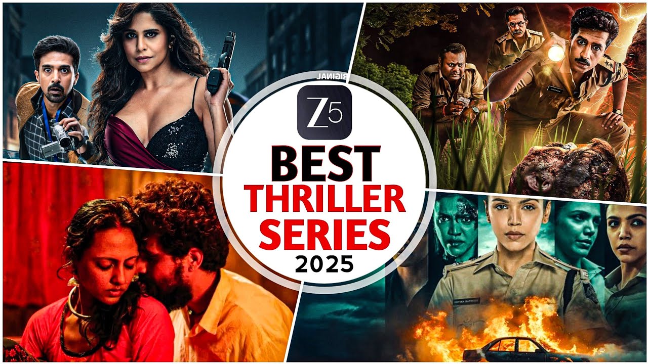 TOP 5 Top 5 Suspense Crime Thriller Web Series on Zee 5 (2025) 🔥