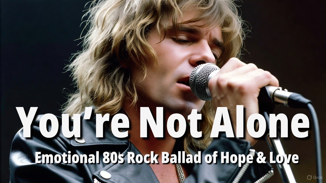 You're Not Alone: 80s Rock Ballad of Hope & Love