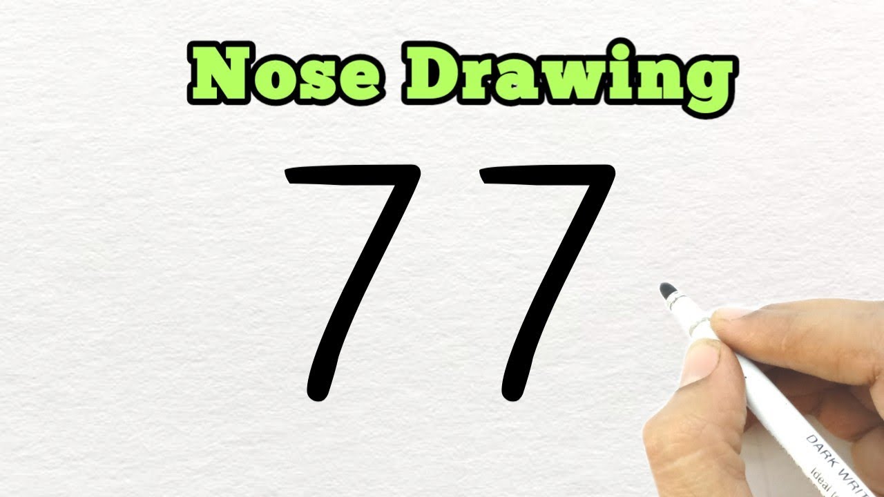 Easy Step-by-Step Nose Drawing for Beginners π