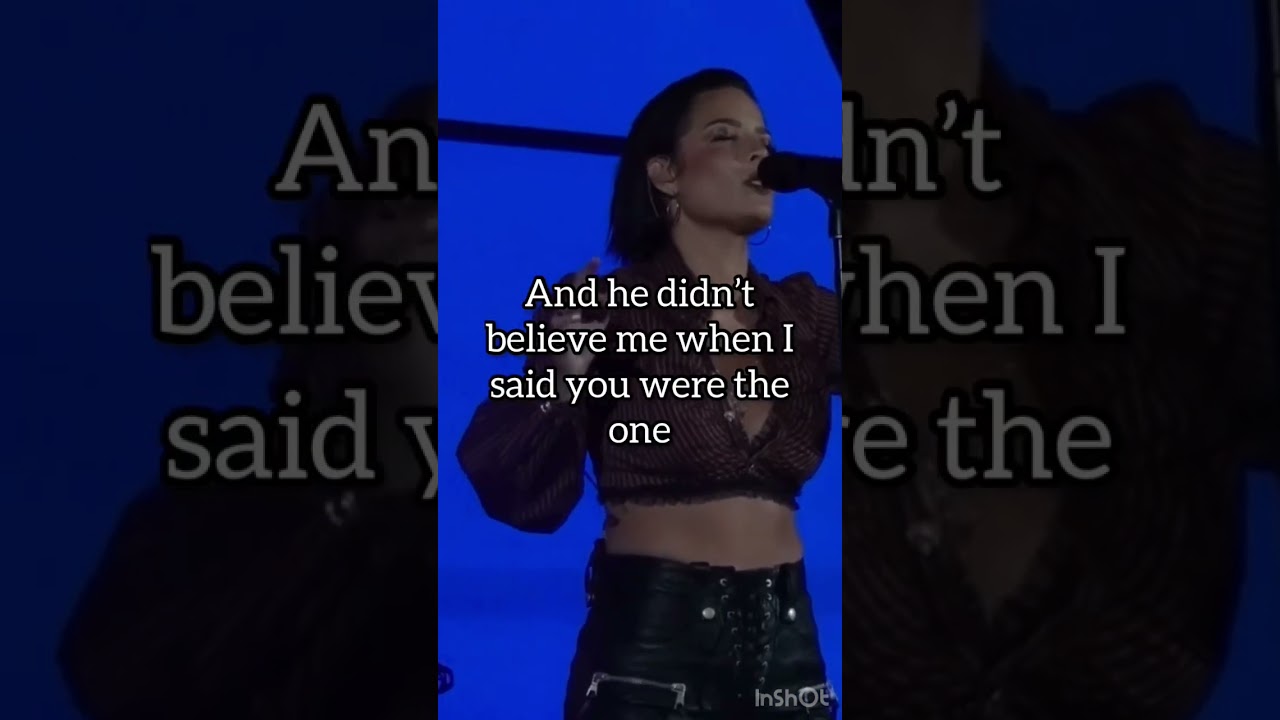Halsey performing Eastside #halsey #halseyeastside #eastside