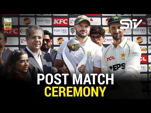 Post Match Ceremony | Pakistan vs South Africa Test Series 2025 | 2nd Test Day 4 | PCB | M3U1K