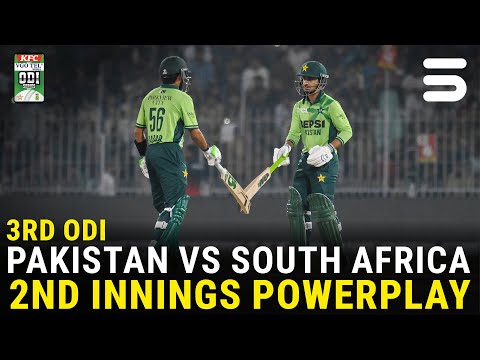 2nd Innings Powerplay | Pakistan vs South Africa ODI Series 2025 | 3rd ODI | PCB | M3U1U