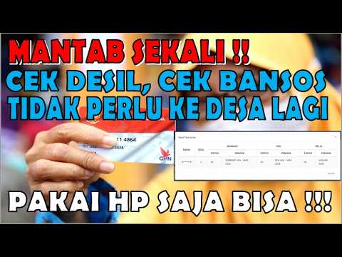 Cek Desil dan Penerima Bansos Sekarang! 🚀
