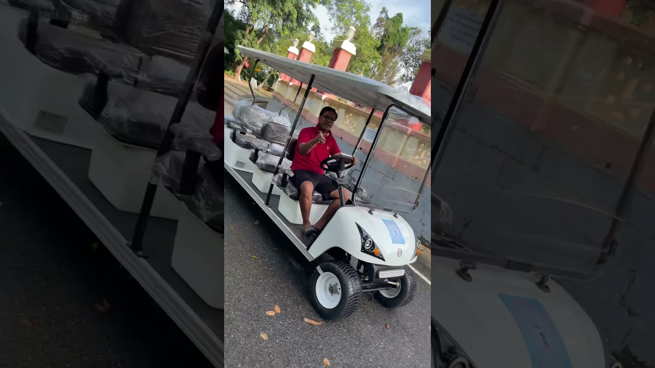 All-Electric 8-Seater Golf Cart – Eco-Friendly & Spacious 🚗