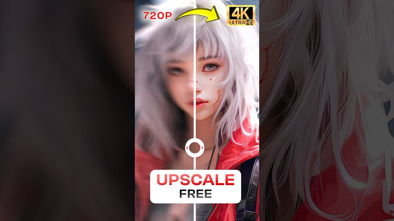 🤑 FREE 4K Video Quality Kaise karen? Increase Video Quality + Upscale Ai Video Enhancer