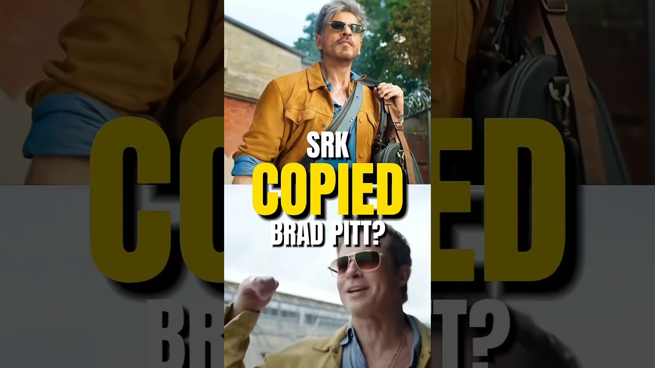Shahrukh Khan vs Brad Pitt King Look Controversy #shorts
