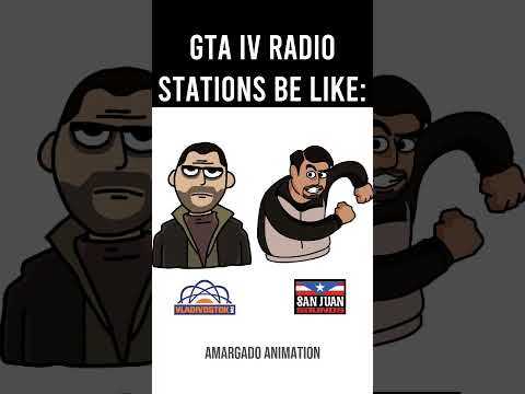 GTA IV Radio Stations Be Like: #gta #gtaiv #grandtheftauto