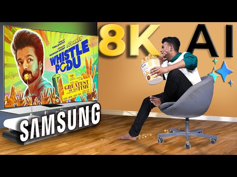 😱 அலப்பறை கிளப்பும் Samsung'ன் 8K AI TV 📺