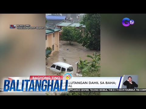 Mga Sasakyan Naglutangan Dahil sa Baha; Ilang Puno Nabuwal | Balitanghali