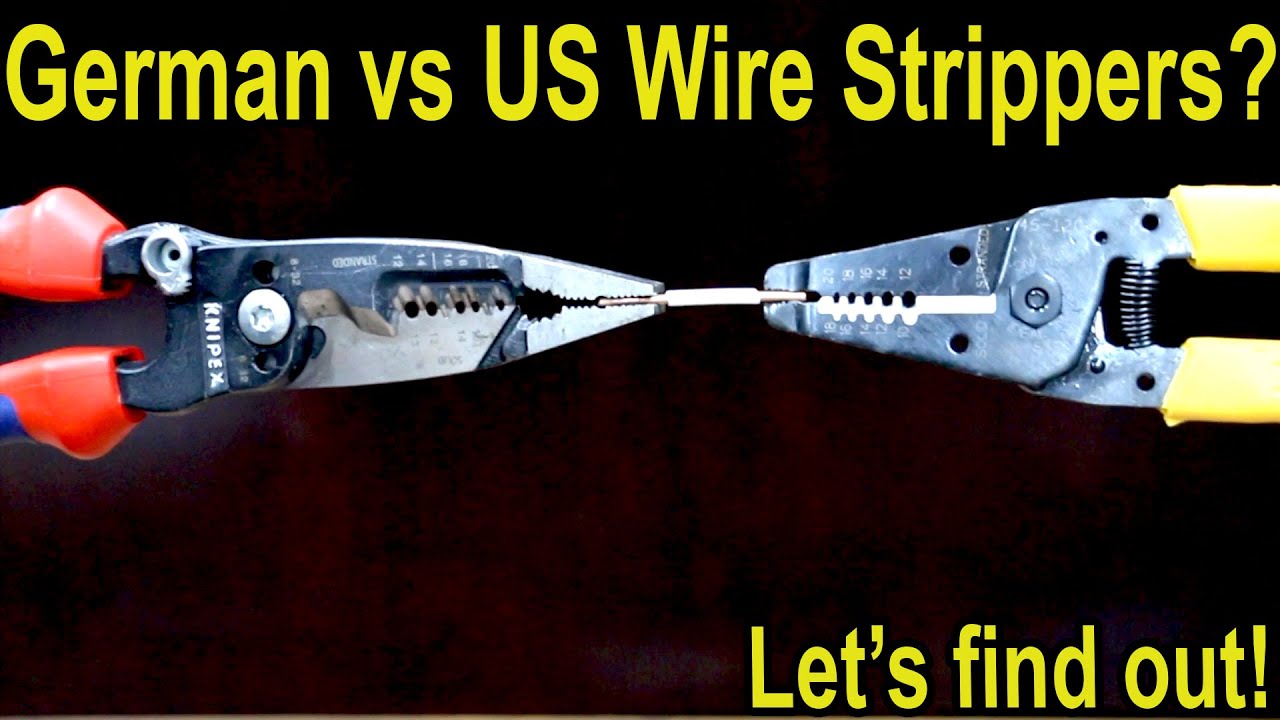 German vs US Wire Strippers: Knipex, Klein, Irwin & More π§