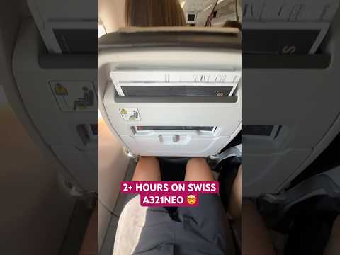 Swiss A321NEO Economy Class 😳