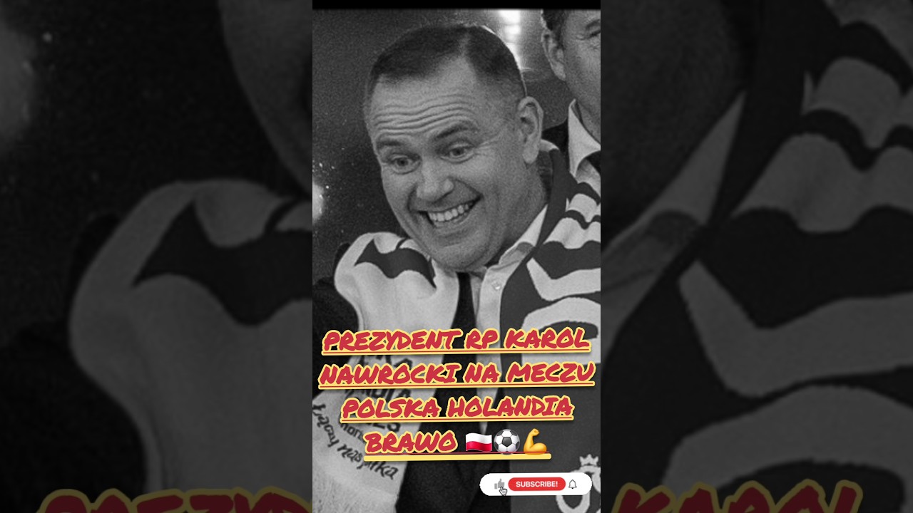 Prezydent Karol Nawrocki Watches Poland vs. Netherlands Match 1:1 ⚽️🇵🇱