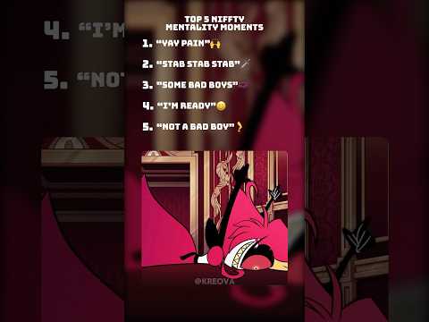Top 5 Niffty Mentality #shorts #hazbinhotel #niffty #edit #top5 #moments