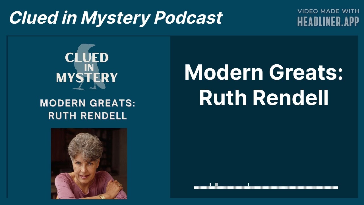 Modern Greats: Ruth Rendell β Master of Psychological Thrillers π΅οΈββοΈ