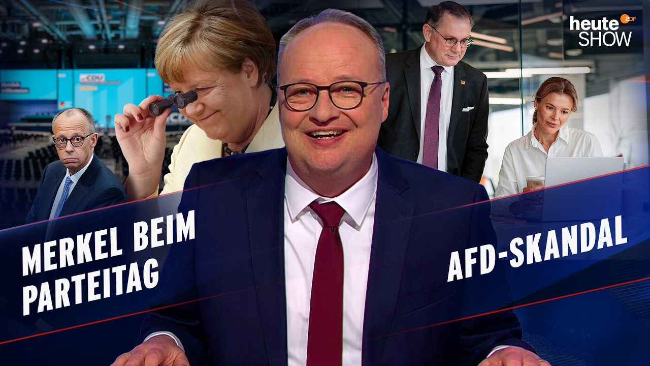 Merkel-Comeback auf dem Parteitag und der AfD-Vetternwirtschafts-Skandal | heute-show vom 20.02.2026