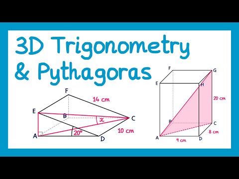 3D Trigonometry and Pythagoras - GCSE Higher Maths