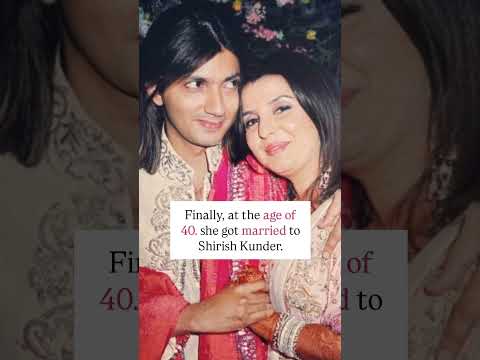 At the age of 23, Farah Khan wanted to get married badly