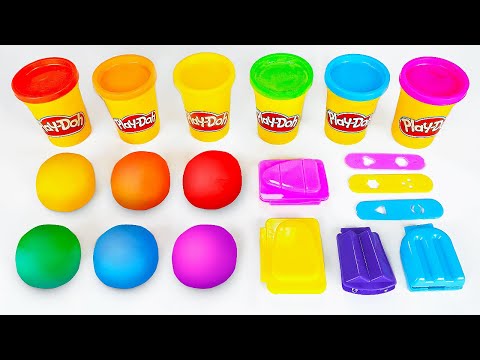 Create & Learn Colors, Fruits & Shapes with Play Doh Ice Cream | Preschool Toddler Learning Video