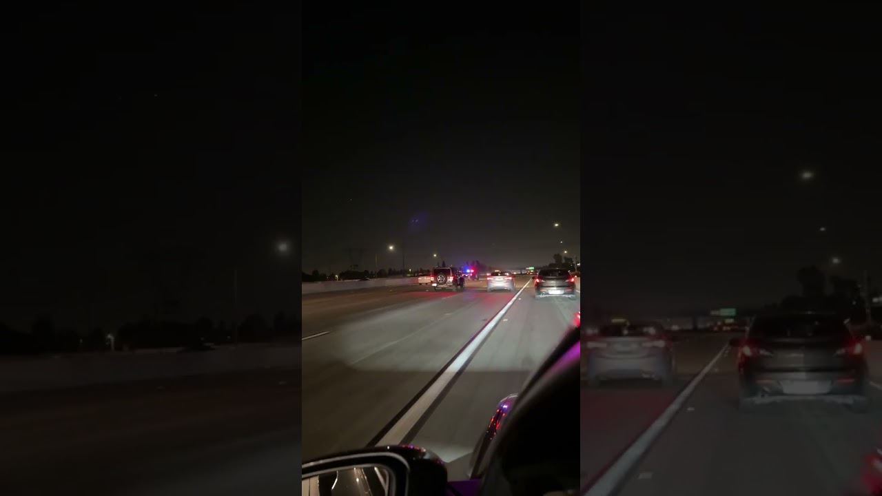 Driver's Risky Move to Overtake CHP Traffic Break 🚗⚠️