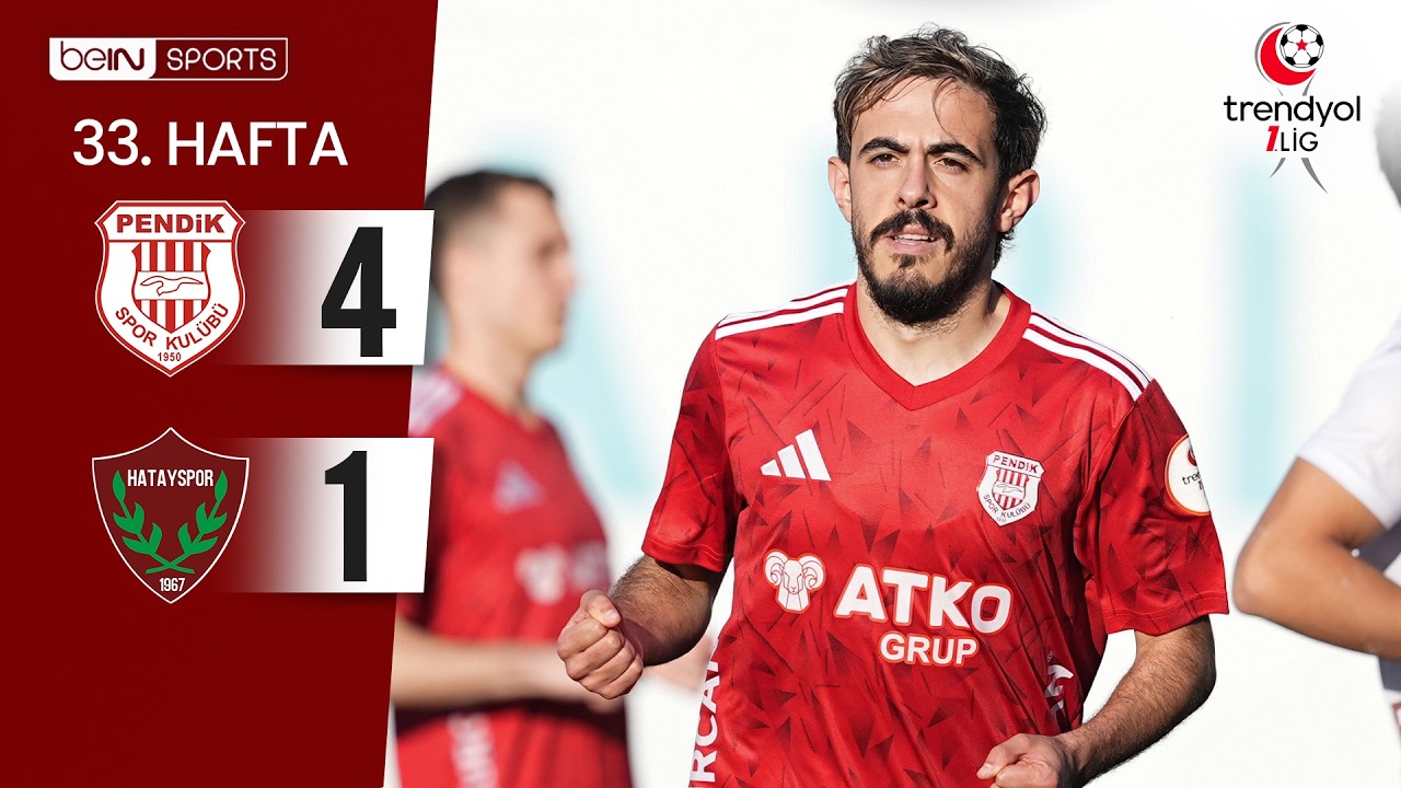 Pendikspor (4-1) Hatayspor | 33. Hafta Maç ÖZETİ | Trendyol 1. Lig - 2025/26