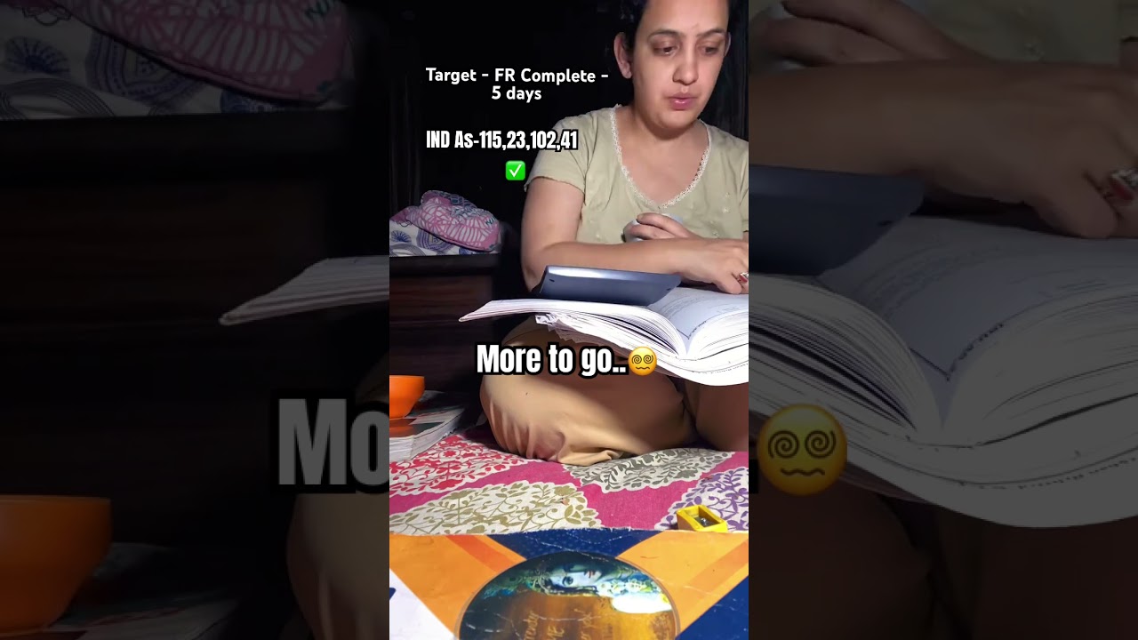 CA Final May 25: My Speed Is Killing Me 😵‍💫