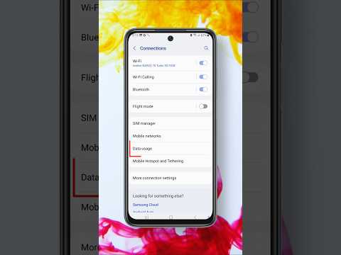 data saver setting || how to use data saver setting on Samsung galaxy #shorts