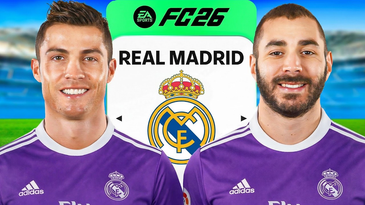 Reconstruction du Real Madrid 2017 en mode carrière ⚽