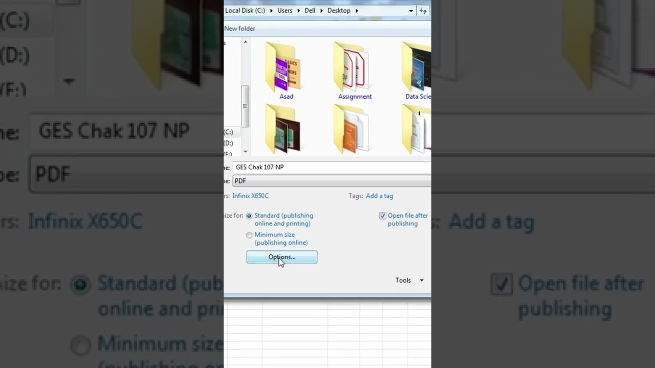 Converting Excel Files to PDF Offline