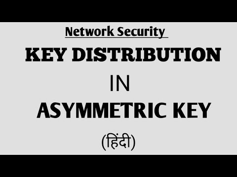Key Distribution in Asymmetric Key |Asymmetric key distribution |Network Security Hindi explain